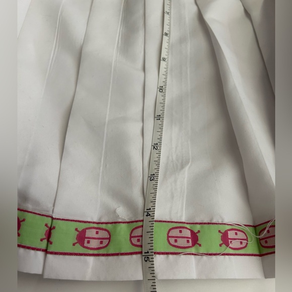 New White Lilly Pulitzer Tennis Skirt sz 14 Pleated Ladybugs Pickleball Summer - Picture 4 of 16